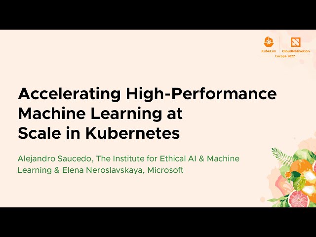 High Performance Machine Learning – What You Need to Know