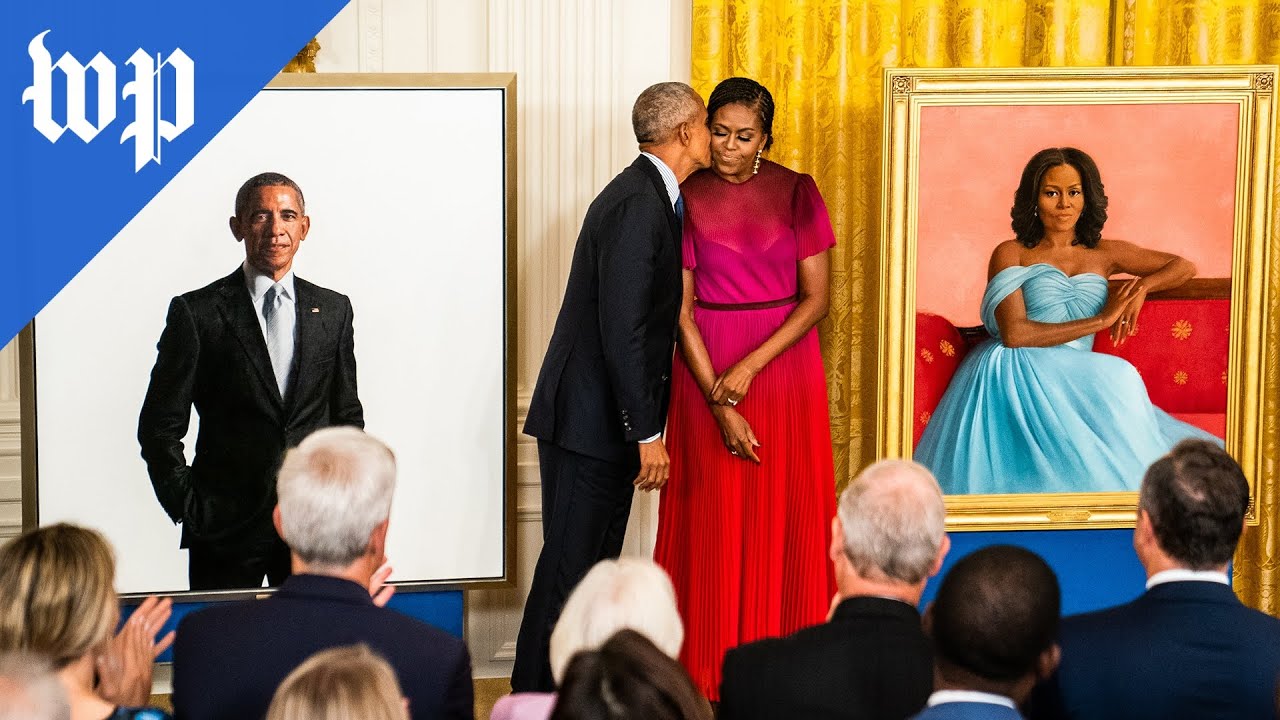 The Obamas’ portrait unveiling, in 2 minutes