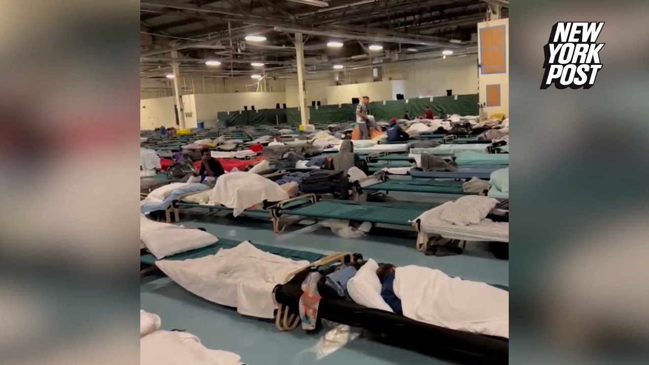 VIDEO: Inside new Red Hook migrant shelter | New York Post