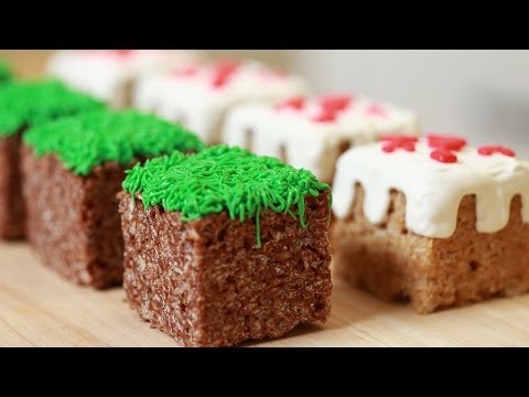 MINECRAFT RICE KRISPY TREATS - NERDY NUMMIES - UCjwmbv6NE4mOh8Z8VhPUx1Q