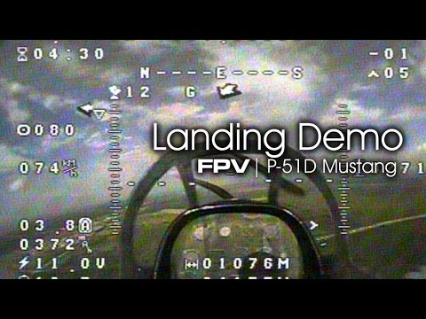 FPV P-51D Mustang - Scale landing - UC7jd-JN3RitkYxALS7ZOnhA