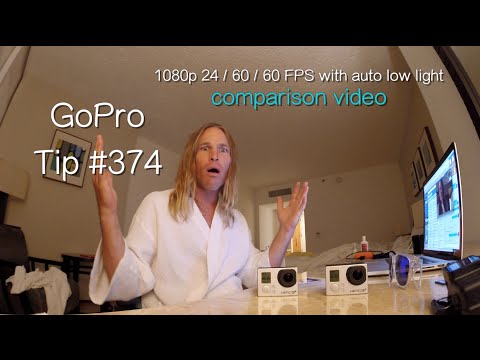 GoPro 1080p FPS 24 / 60 / 60 Auto Low Light Comparison in Low Light - GoPro Tip #374 - UCTs-d2DgyuJVRICivxe2Ktg