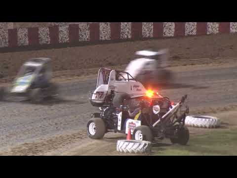 7.3.16 Lucas Oil POWRi National Midget League at Angell Park Speedway - dirt track racing video image