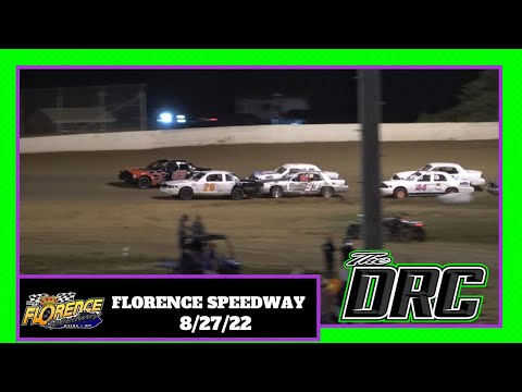 Florence Speedway | 8/27/22 | Free Night In The Dirt | Crown Vics | Feature - dirt track racing video image