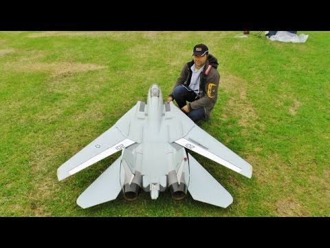 ③ LARGE SCALE RC FLYEAGLE SWINGWING GRUMMAN F14 TOMCAT TWIN TURBINES WESTON PARK MODEL SHOW - 2016 - UCMQ5IpqQ9PoRKKJI2HkUxEw