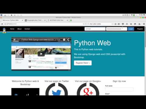 127 Python Web Django user page login توجيه المستخدمين
