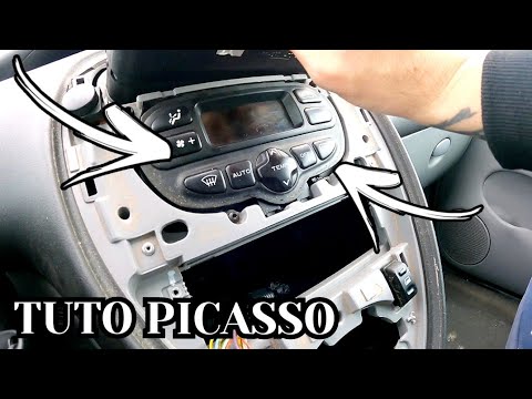Sostituzione delle lampadine dei comandi del climatizzatore della Citroen Xsara Picasso