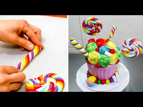 Candy Giant Cupcake How To Make by CakesStepbyStep - UCjA7GKp_yxbtw896DCpLHmQ