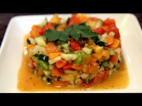 Moroccan Tomato Cucumber Salad Recipe - CookingWithAlia - Episode 208 - UCB8yzUOYzM30kGjwc97_Fvw