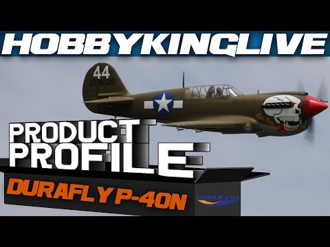 Product Profile - Durafly P-40N 1100mm PnF - HobbyKing Live - UCkNMDHVq-_6aJEh2uRBbRmw