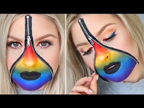 Release Your Rainbow! ♡ Colorful Zipper & Eyeliner Tutorial - UCMpOz2KEfkSdd5JeIJh_fxw