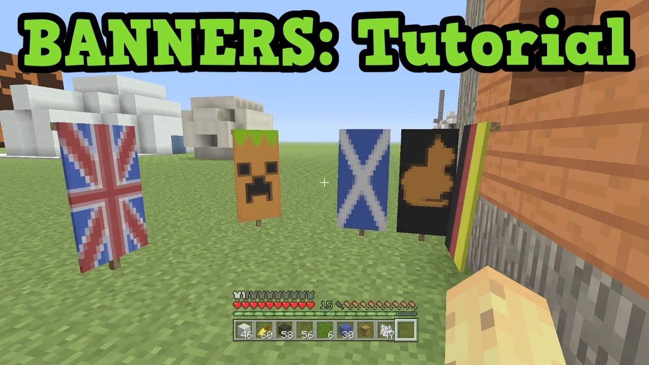 Minecraft Xbox 360 Ps3 Banner Tutorial Tu43 Banner Designs Audiomania Lt