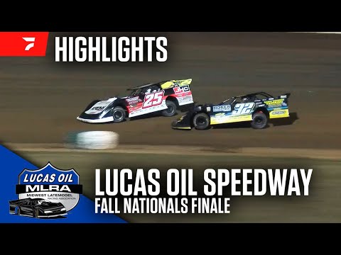 Fall Nationals Finale | MLRA Late Models at Lucas Oil Speedway 10/5/24 | Highlights - dirt track racing video image