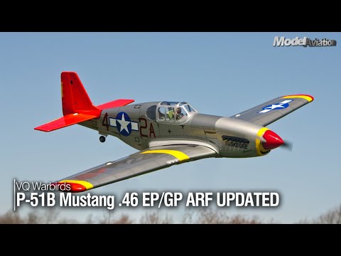 VQ Warbirds P-51B Mustang “TUSKEGEE AIRMEN” .46 EP/GP ARF UPDATED - Model Aviation magazine - UCBnIE7hx2BxjKsWmCpA-uDA