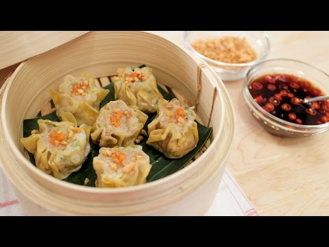 Shumai | Shrimp & Pork Dumplings Recipe | Kanom Jeeb ขนมจีบ - Hot Thai Kitchen! - UC27C_HWo-UmKkdWGsRJZ8EA