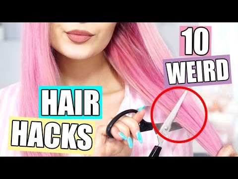 10 Weird Hair HACKS Every LAZY GIRL Should Know! - UCBKFH7bU2ebvO68FtuGjyyw