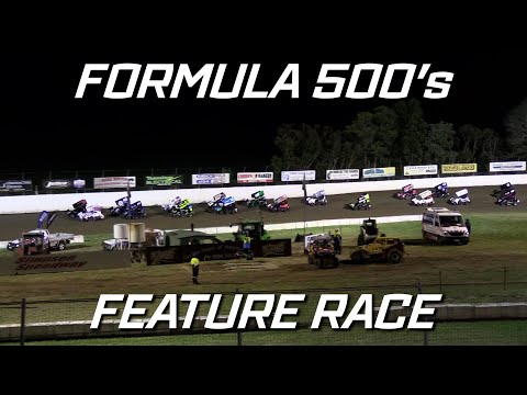 Formula 500's: Stampede Series - A-Main - Simpson Speedway - 04.12.2021 - dirt track racing video image