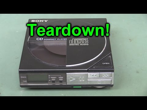 EEVblog #863 - Sony D50 Discman Teardown - World's First Portable CD Player - UC2DjFE7Xf11URZqWBigcVOQ