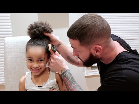 Daddy hair. Teasing dad hair.
