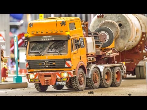 STUNNING detailed old RC Heavy Load Truck works hard! - UCZQRVHvPaV4DRn3tp8qrh7A