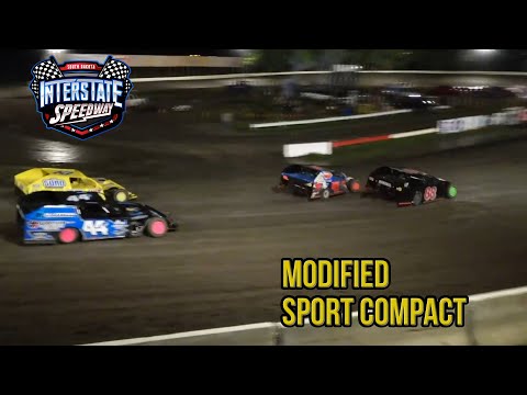 Modified &amp; Sport Compact | Interstate Speedway | 7-2-2023 - dirt track racing video image
