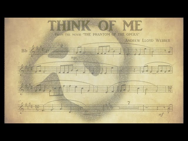 Think of Me from Phantom of the Opera – Movie Version Sheet Music