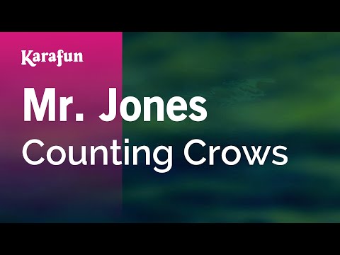 Karaoke Mr. Jones - Counting Crows * - UCbqcG1rdt9LMwOJN4PyGTKg