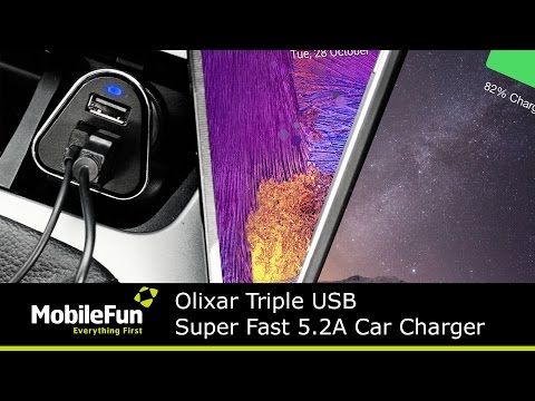 Olixar Triple USB Super Fast Car Charger - 5.2 Amp - UCS9OE6KeXQ54nSMqhRx0_EQ