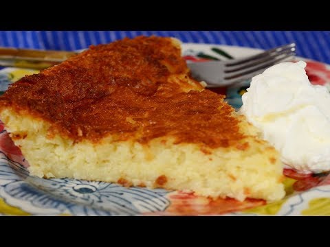 Impossible Coconut Pie Recipe Demonstration - Joyofbaking.com - UCFjd060Z3nTHv0UyO8M43mQ