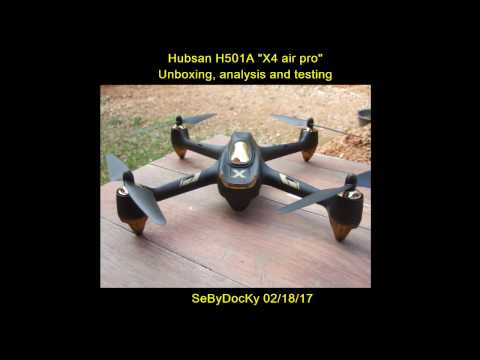 Hubsan H501A unboxing, analysis and testing (Courtesy Banggood) - UC_aqLQ_BufNm_0cAIU8hzVg