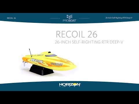 Pro Boat Recoil 26-inch Self-Righting Brushless Deep-V RTR - UCaZfBdoIjVScInRSvRdvWxA