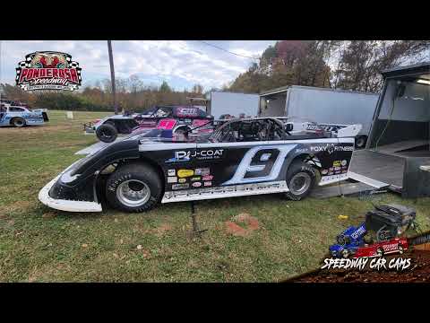 #9 Jason George - Heat &amp; Feature - Crate Late Model - Ponderosa Speedway 10-25-24 - dirt track racing video image