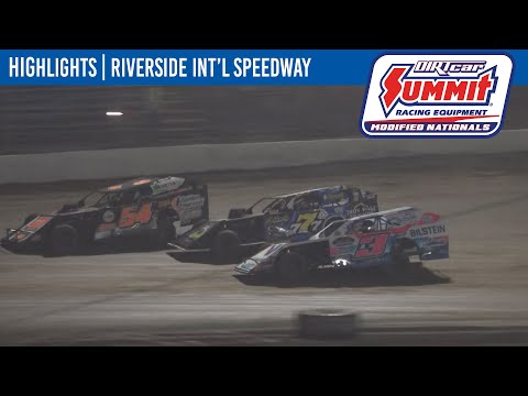 DIRTcar Summit Modified Nationals | Riverside International Speedway | July 4, 2024 | HIGHLIGHTS - dirt track racing video image