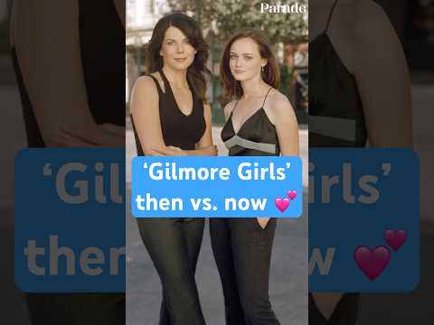 ‘Gilmore Girls’ then vs. now 💕 #GilmoreGirls #tvshows #2000s #y2k