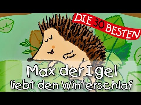 🏞️ Max, der Igel, liebt den Winterschlaf - Winterlieder zum Mitsingen || Kinderlieder