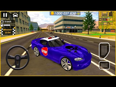 4K Direksiyonlu polis arabası oyunu 3D #101 Police Drift Car Driving | Polis arabası oyunları (2025)