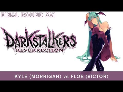 Kyle (Morrigan) vs Floe (Victor) - Darkstalkers Resurrection - Final Round XVI - UC3z983eBiOXHeS7ydgbbL_Q