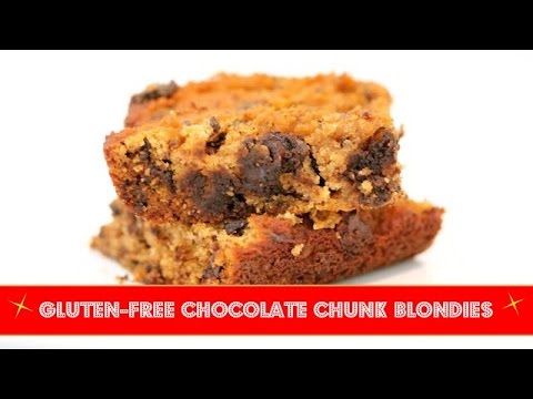 Gluten-Free Chocolate Chunk Blondies (with Coconut Flour) - UCj0V0aG4LcdHmdPJ7aTtSCQ