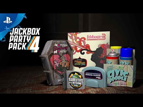 The Jackbox Party Pack 4 - Launch Trailer | PS4 - UC-2Y8dQb0S6DtpxNgAKoJKA