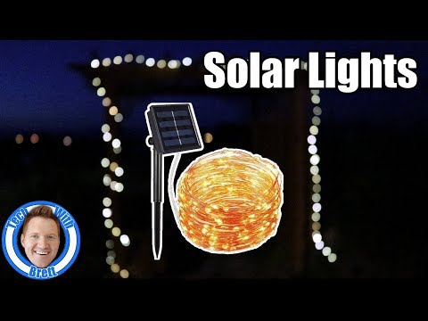 100 Solar Powered LED String Lights Review - UCjMVmz06abZGVdWjd1mAMnQ