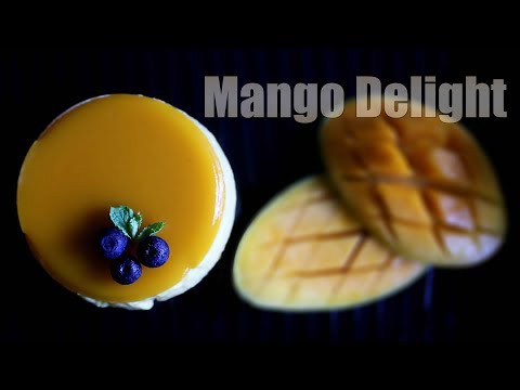 Mango Delight Recipe | Mango Mousse with Mango Glaze | Easy Dessert Recipe