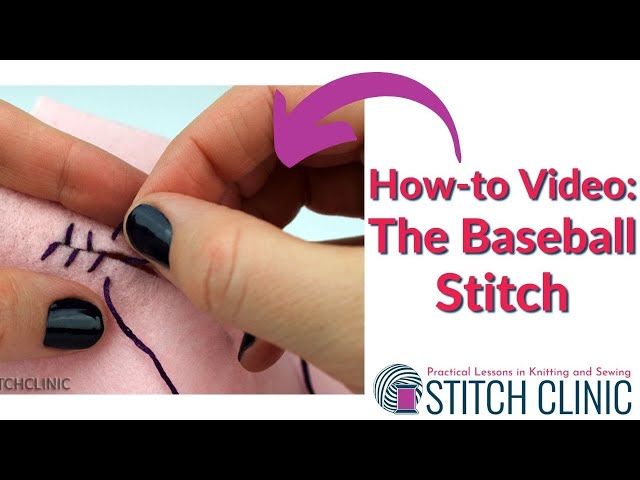 How to Make a Baseball Stitch