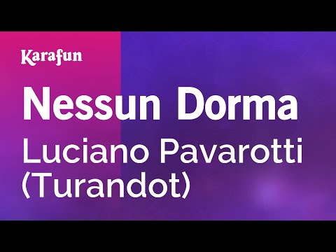 Karaoke Nessun Dorma - Andrea Bocelli * - UCbqcG1rdt9LMwOJN4PyGTKg