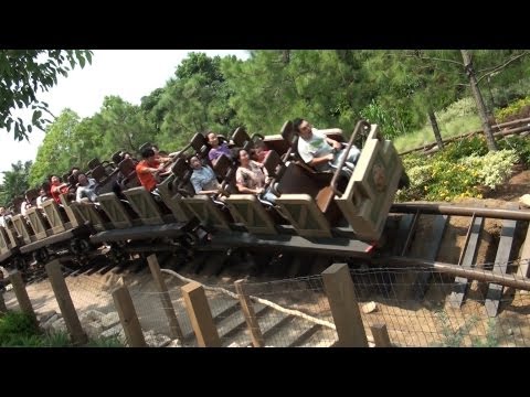 Big Grizzly Mountain Runaway Mine Cars POV Hong Kong Disneyland Roller Coaster On-Ride - UCT-LpxQVr4JlrC_mYwJGJ3Q