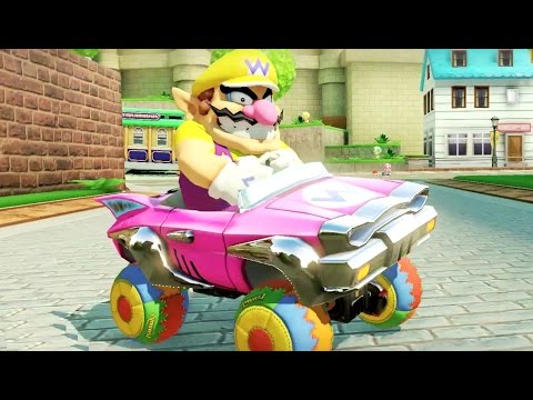 Mario Kart 8 Deluxe - Mirror Flower Cup (Wario Gameplay) - UCg_j7kndWLFZEg4yCqUWPCA