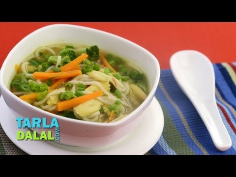 Lemon Grass Vegetable and Noodle Soup by Tarla Dalal - UCYRRwNWXxCKFaVjFuXo1I8Q