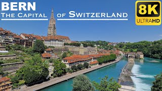 [ 8K ] BERN - The Capital/ Federal City of Switzerland | Walk Tour | 8K HDR Video