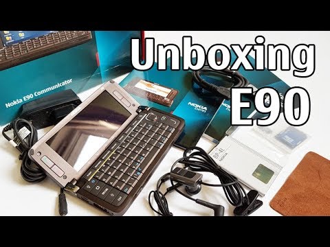 Nokia E90 Communicator Unboxing 4K with all original accessories RA-6 review - UCNDyk1vxD-LOiWNZayhj44A