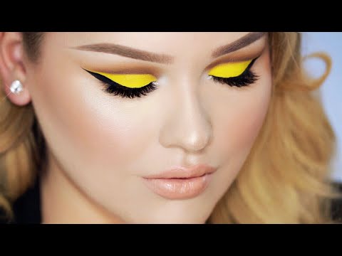 MINIONS Yellow Cut Crease Makeup with Nude Lips - UCzTKskwIc_-a0cGvCXA848Q