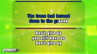 Peter Gabriel And Kate Bush - Don't Give Up - Karaoke Version from Zoom Karaoke